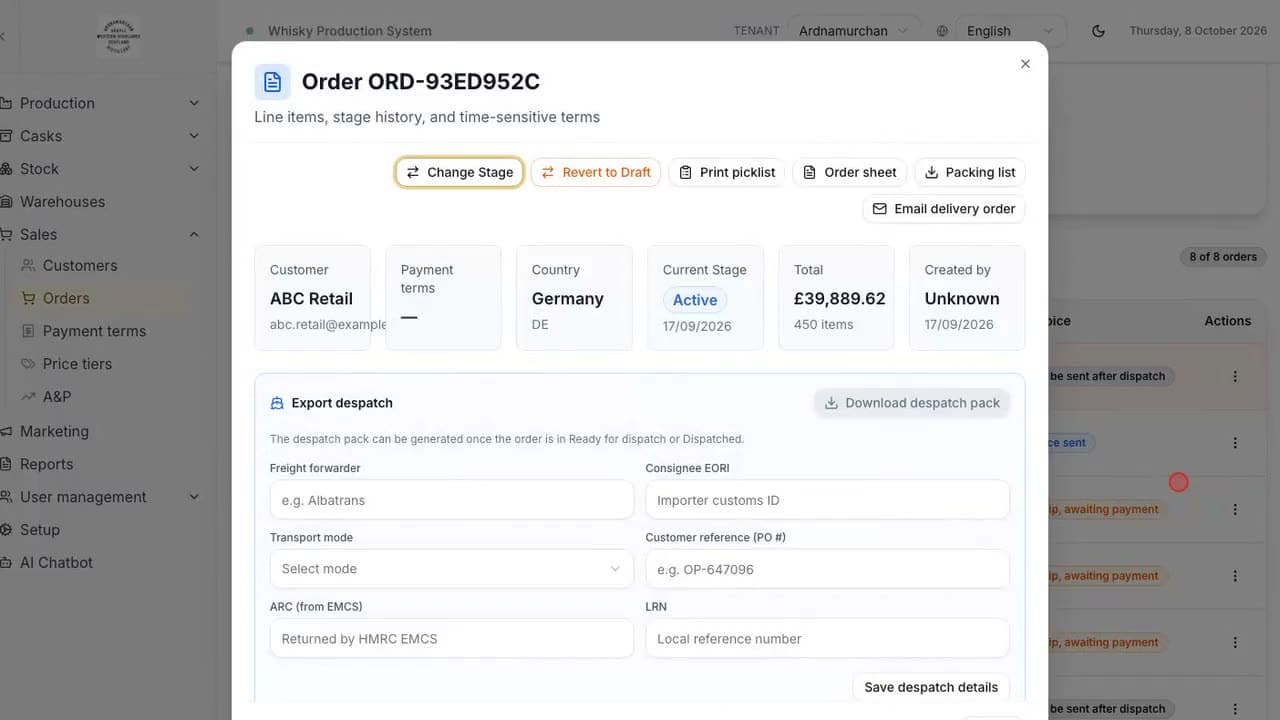 Orders Management